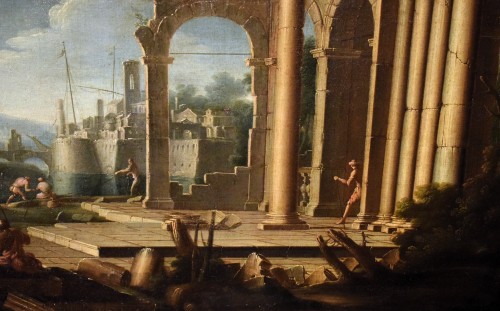 Caprice architectural Gennaro Greco (1663-1714) - Louis XIV